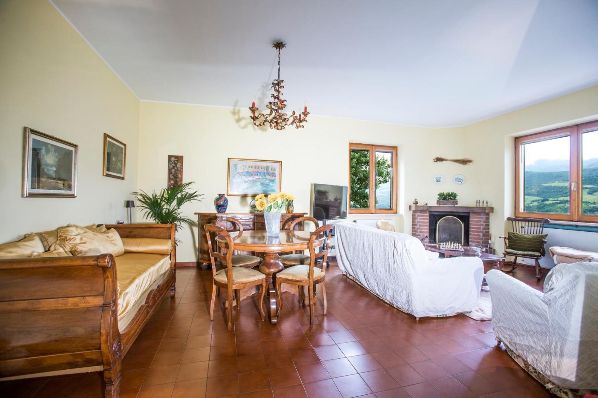 Casa Del Bosco - Vista Mozzafiato & Parco 4 Ettari Villa Bobbio Eksteriør bilde