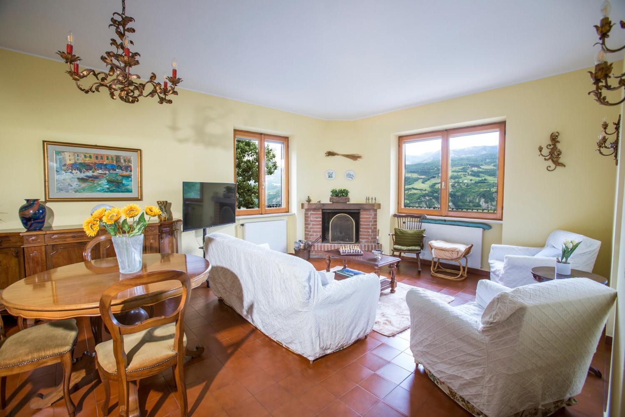 Casa Del Bosco - Vista Mozzafiato & Parco 4 Ettari Villa Bobbio Eksteriør bilde